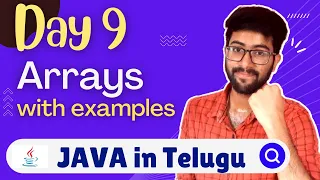 Day 9 Arrays in Java with examples Java Course in Telugu Vamsi Bhavani