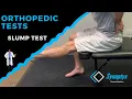 Lagu SLUMP TEST for Low Back Pain \u0026 Disc Herniation