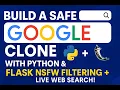 I built a mini search browser with Python Flask