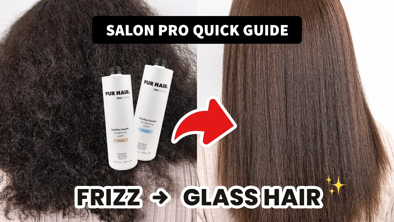 PUR HAIR Brazilian Keratin Anwendungsvideo