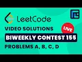 Leetcode Biweekly Contest 155 Solutions - A to D by Viraj Chandra TLE Eliminators