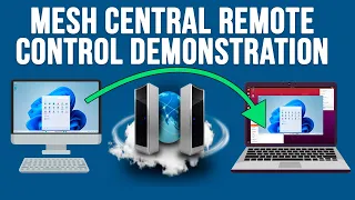MeshCentral Remote Computer Control Application Demonstration