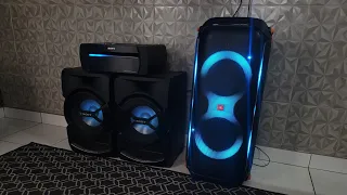 DUELO BRUTAL 😱😱😱 SONY SHAKE X3D VS JBL PARTYBOX 710 🔥 VÍDEO ÚNICO