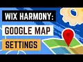 Google Maps on Wix Harmony Customizing Map Settings