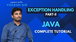 Exception Handling Part - 2 Multiple Catch Block