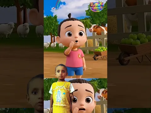 Dekho Dekho Kalu Madari Aaya | Fun Kids Animation Song & Cute Child Reaction