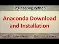 Engineering Python 02B Anaconda Download and Installation