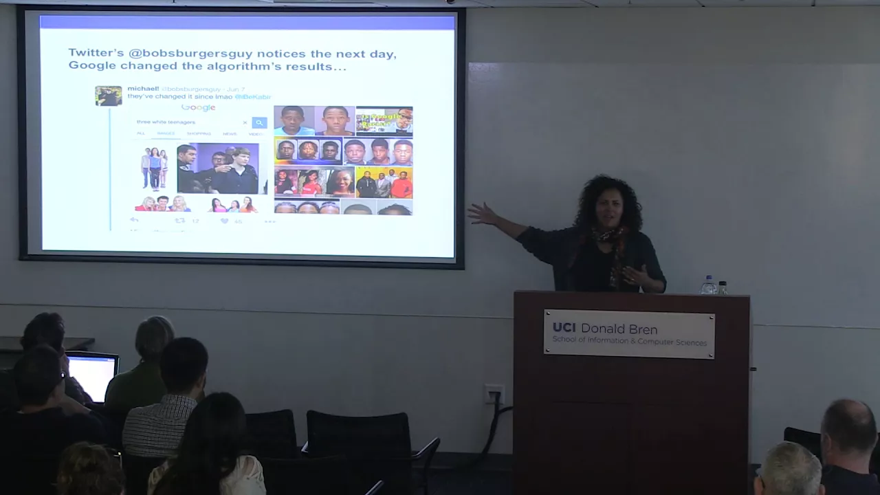"Algorithms of Oppression..." Safiya Noble, USC
