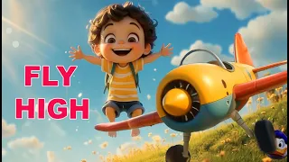 Little Airplane Song / Fly High in the Sky | Kids Songs & Nursery Rhymes