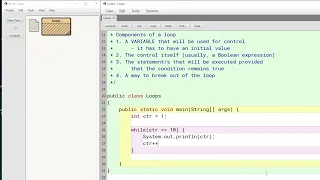 Java Control Structures Loops