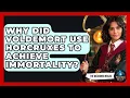 Why Did Voldemort Use Horcruxes To Achieve Immortality - The Wizarding Realm