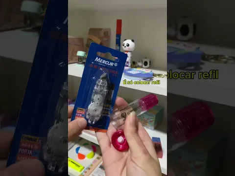 Corretivo em fita recarregável mercur