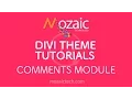 Divi 3 0 Visual Builder Tutorial - How to add and customize the Comments Module