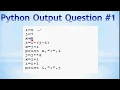 Python Output Question 1 Class XII CBSE Board Competitive Exams Python Programming
