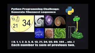 Python Programming Challenge - Generate a Fibonacci Sequence