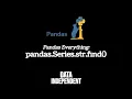 Pandas Find pd Series str find