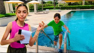 ¡DIVIÉRTETE CON LAS REGLAS DE LA PISCINA Y LOS MEJORES SALTOS! Heidi y Zidane te lo enseñan todo