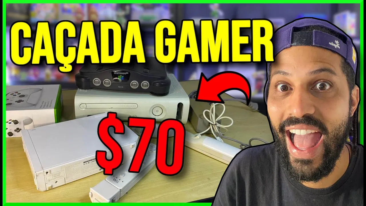 COMPREI UM LOTE DE GAMES BARATO E ME SURPREENDI.... CAÇADA GAMER