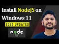 How to Install NodeJS with npm on Windows 11 Updated 2026 Amit Thinks