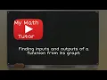 ALEKS Finding inputs and outputs of a function from its graph