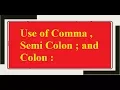 Use of Comma SemiColon and Colon in GW BASIC GW BASIC Programming Tutorials