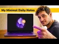The Minimalist Daily Note That Powers My Whole Week