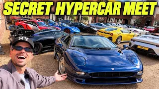 I TROLLED A BILLIONAIRE HYPERCAR MEET IN MY 90’s XJ220 HYPERCAR