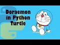 Doraemon in Python Turtle