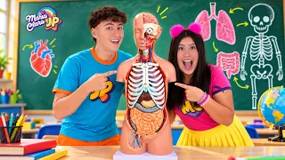 Maria Clara e JP Descobrem os Segredos do Corpo Humano! 🫀🧠