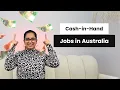 Cash in hand Jobs in Australia - 2023