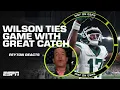Peyton Manning s reaction to Garrett Wilson s TD was priceless ManningCast