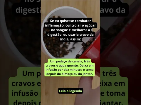 Mastigue 1 Cravo da Índia Todo Dia, O Que Acontece com Seu Corpo em 7 Dias #dicas #shorts