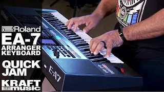 Roland EA-7 Arranger Keyboard - Quick Jam with Ed Diaz