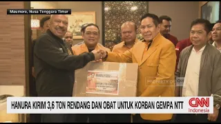 Hanura Kirim 3,6 Ton Rendang dan Obat untuk Korban Gempa NTT