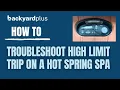 Red Power Light or Blue Logo Light Flashing How to Troubleshoot High Limit Trip on a Hot Spring Spa