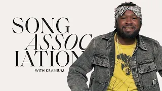 kranium sings jennifer lopez sam cooke and usher in a game of song association elle