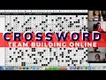 Crosswords Online Team Building