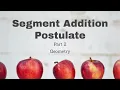 Segment Addition Postulate Part 2