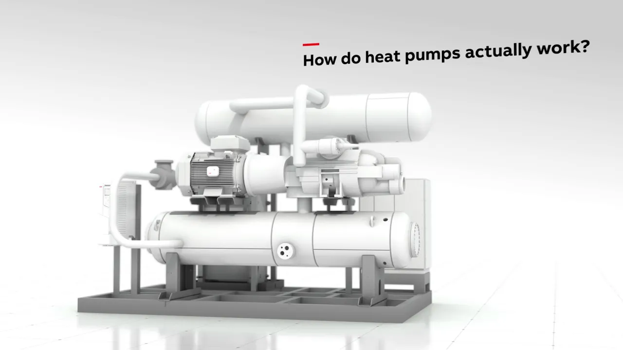 ABB Heat Pump 3D ad banner video
