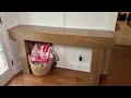 Easy Assembly 63 Inch Entryway Table