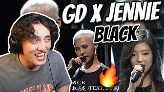 south african reacts to g dragon black feat jennie kim live 