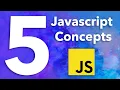5 Javascript Concepts Every Beginner Developer Should know Javascript Tutorial