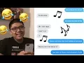 SONG TEXT PRANK ON APRIL FOOLS DAY