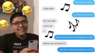 SONG TEXT PRANK ON APRIL FOOLS DAY