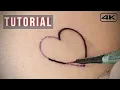 Beginner Tattoo Tutorial on Real Skin - How to Tattoo GIVEAWAY