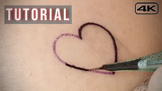 Beginner Tattoo Tutorial on Real Skin - How to Tattoo GIVEAWAY