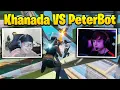 Khanada VS PeterBot 4v4 Zone Wars