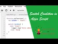 Switch Condition in Apps Script