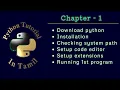 Python Tutorial Basics Chapter - 1 Installing python and setup vscode