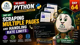 Day 64 Python Web Scraping Multiple Pages Rate Limits Python Tutorial